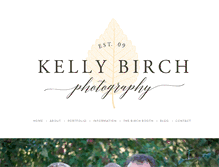 Tablet Screenshot of kellybirch.com